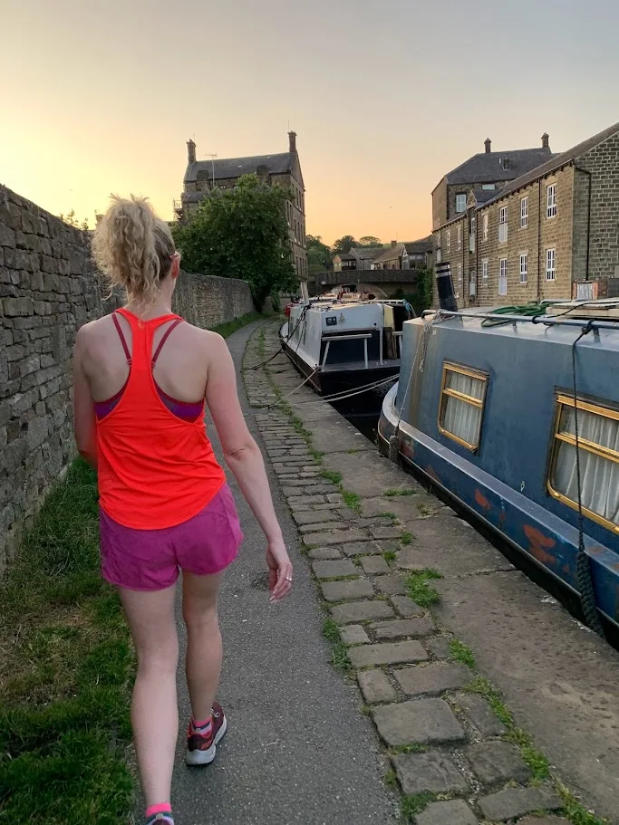 Trail running in Skipton - Leeds Liverpool Canal