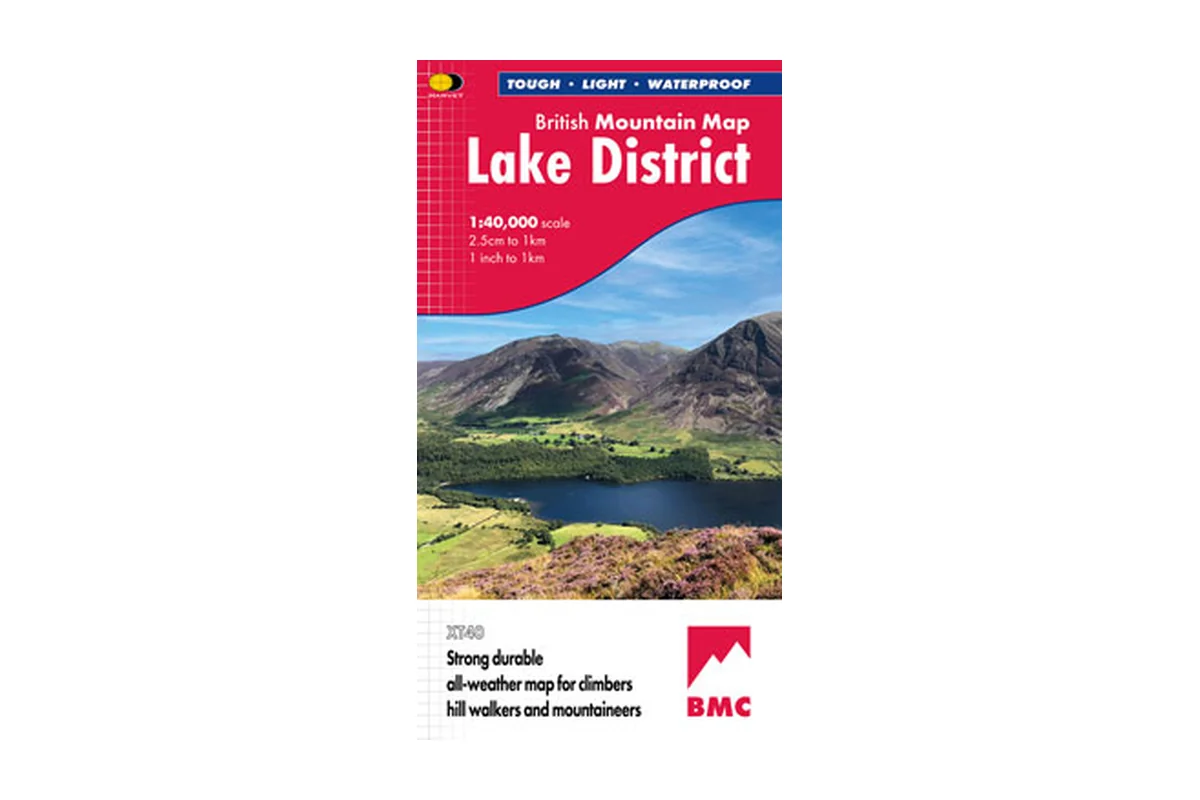 Harvey British Mountain Map – Lake District