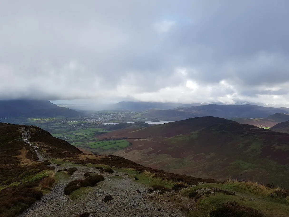 Fell running above Keswick