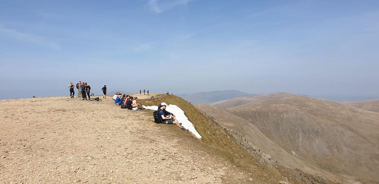 Route photo: Helvellyn from Thirlmere