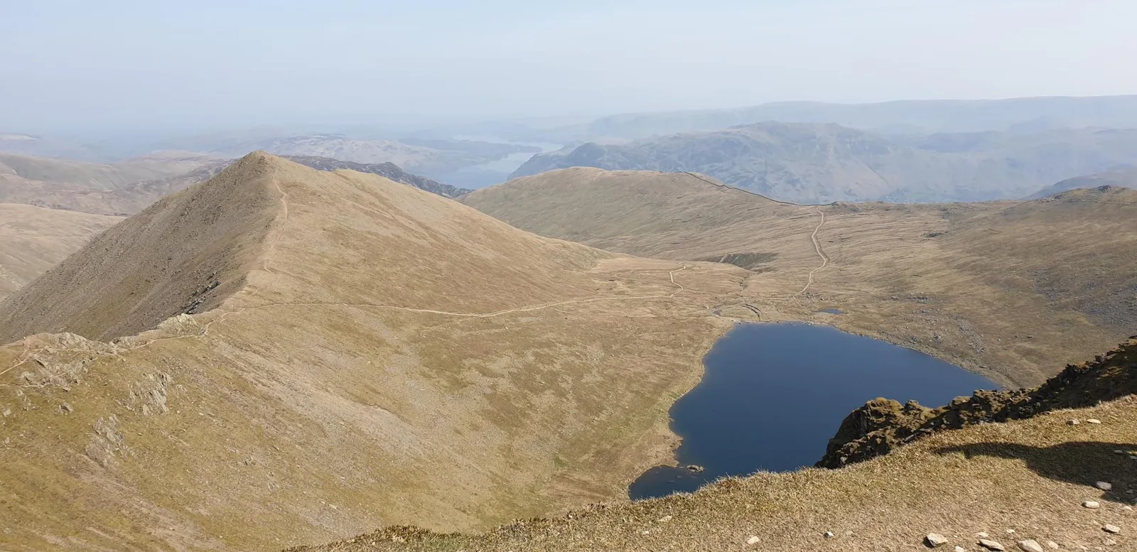 Route photo: Helvellyn via Swirral Edge and Striding Edge from Thirlmere