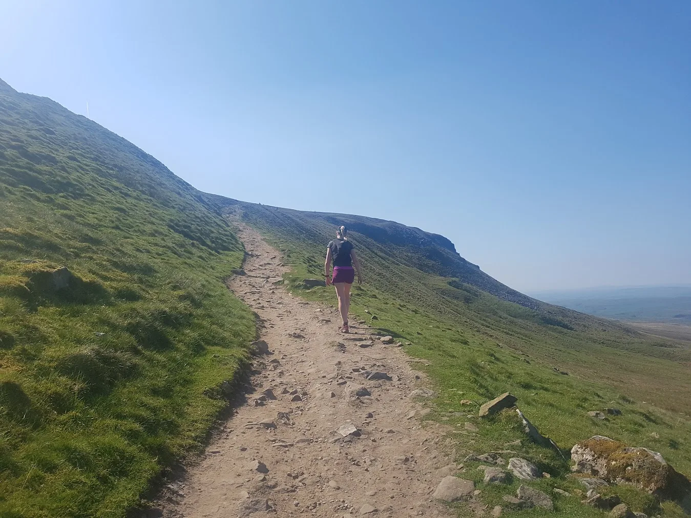 Route photo: Pen-y-ghent from Horton-in-Ribblesdale